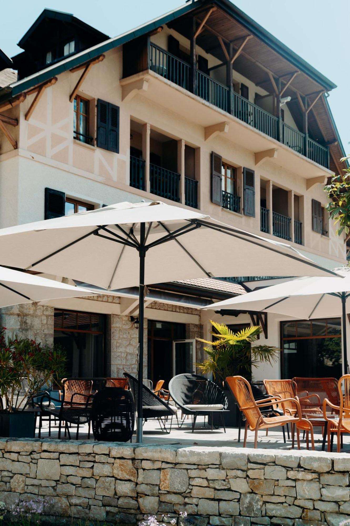 Hotel Le Cottage Bise Talloires-Montmin Exterior foto